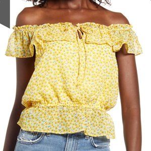 Lulus Lawton Off the Shoulder Top